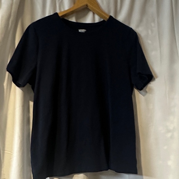Lands' End Tops - Lands' End Women's Navy Short Sleeve Tee 1X
